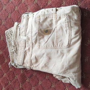 Carhartt 42 leather patch and double knee 42x30